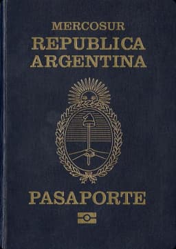 Argentina passport cover