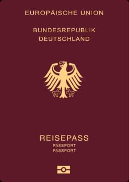 Germany passport cover