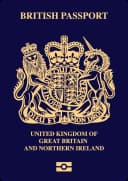 United Kingdom passport cover
