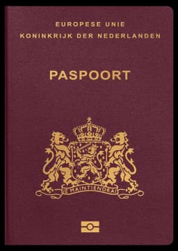 Netherlands passport cover