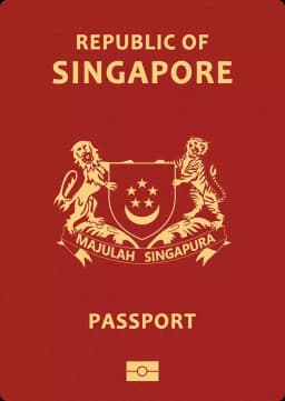 Singapore passport cover